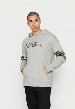 Only & Sons Unisex ONSNASA HOODIE - Sweatshirt - Light Grey Melange