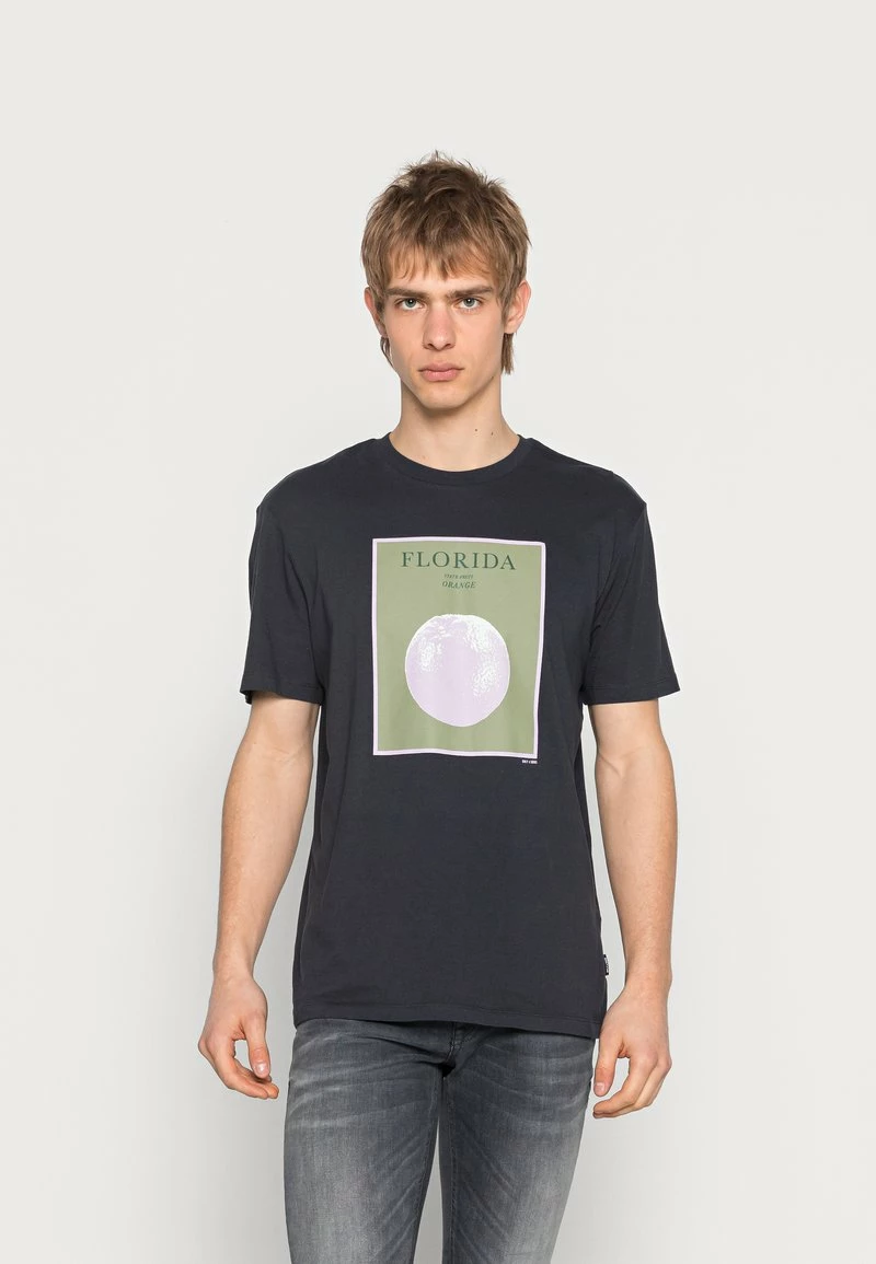 Only & Sons Herren ONSIKE NEW TEE - T-Shirt Print - Dark Navy 1 Only & Sons Herren ONSIKE NEW TEE - T-Shirt Print - Dark Navy