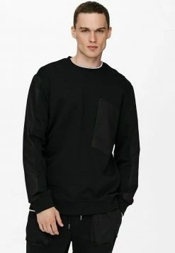 Only & Sons Herren Sweatshirt - Black 13 Only & Sons Herren Sweatshirt - Black -Only & Sons Geschäft d3eb2b2bfd05494dbcf2d384c6695434
