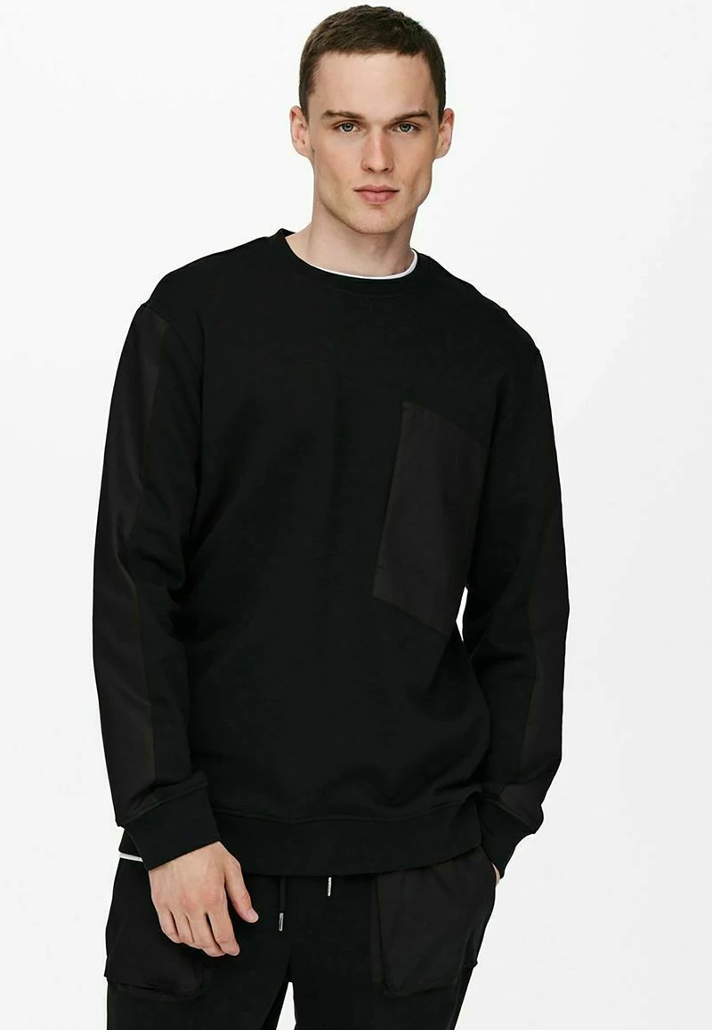 Only & Sons Herren Sweatshirt - Black 6 Only & Sons Herren Sweatshirt - Black – Bild 6