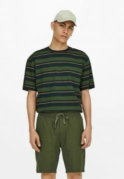 Only & Sons Herren RELAXED FIT - T-Shirt Print - Dark Navy