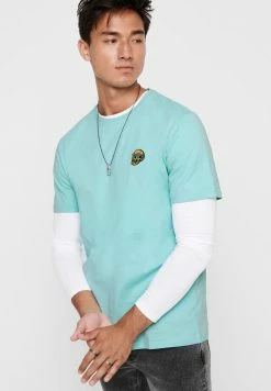 Only & Sons Herren T-Shirt Print - Aquatic 9 Only & Sons Herren T-Shirt Print - Aquatic -Only & Sons Geschäft d6b32b3dac6d4c269c9b6b447981d187