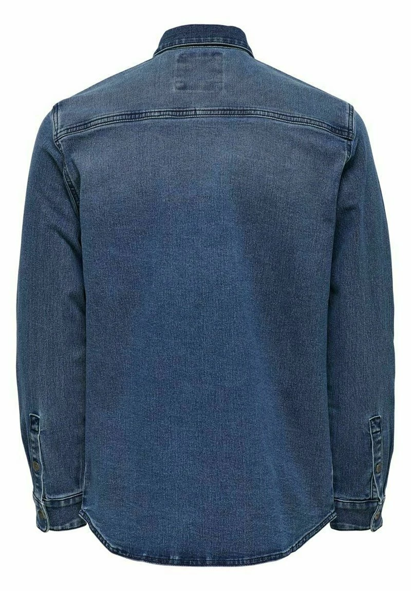 Only & Sons Herren Hemd - Blue Denim 2 Only & Sons Herren Hemd - Blue Denim – Bild 2