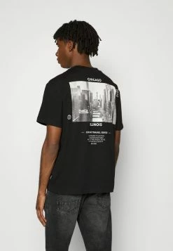 Only & Sons Herren ONSGU TEE - T-Shirt Print - Black -Only & Sons Geschäft d9f420a75a1a4315944abb6b7d8ddfc2