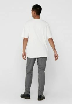 Only & Sons Herren KLASSISCHE - Stoffhose - Light Grey Melange -Only & Sons Geschäft da126994c9d846b99ba32b3679e9cc04