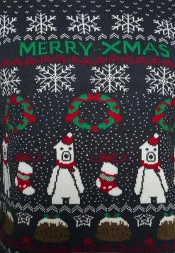 Only & Sons Herren CREW JAQUARD - Strickpullover - Dark Navy -Only & Sons Geschäft db121f1d1a424cb09dc38005150e6bf5