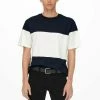 Only & Sons Herren T-Shirt Print - Dark Navy/white