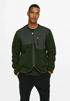 Only & Sons Herren SHERPA - Fleecejacke - Olive Night