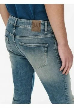 Only & Sons Herren SLIM FIT DESTROYED ONSLOOM STRETCH TAPERED - Jeans Slim Fit - Blau -Only & Sons Geschäft dc0e2e700d35405d8d8a0f70f44dcd89
