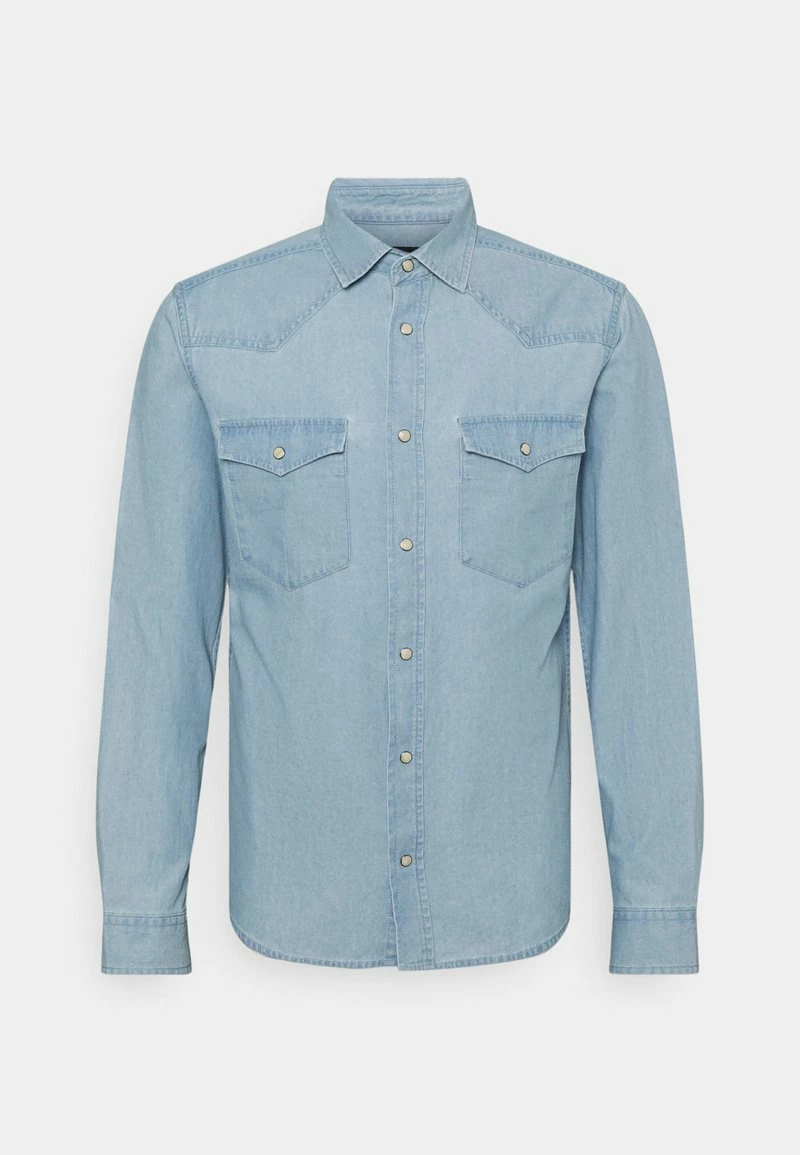 Only & Sons Herren ONSSILAS LIFE CHAMBRAY - Hemd - Light Blue Denim 4 Only & Sons Herren ONSSILAS LIFE CHAMBRAY - Hemd - Light Blue Denim – Bild 4