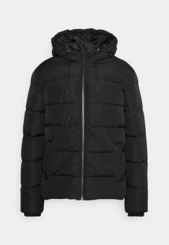 Only & Sons Herren ONSMELVIN QUILTED HOOD JACKET - Winterjacke - Black/phantom/griffin -Only & Sons Geschäft dc9f8202c45d4b6d8c57fc92ccc9a6ff