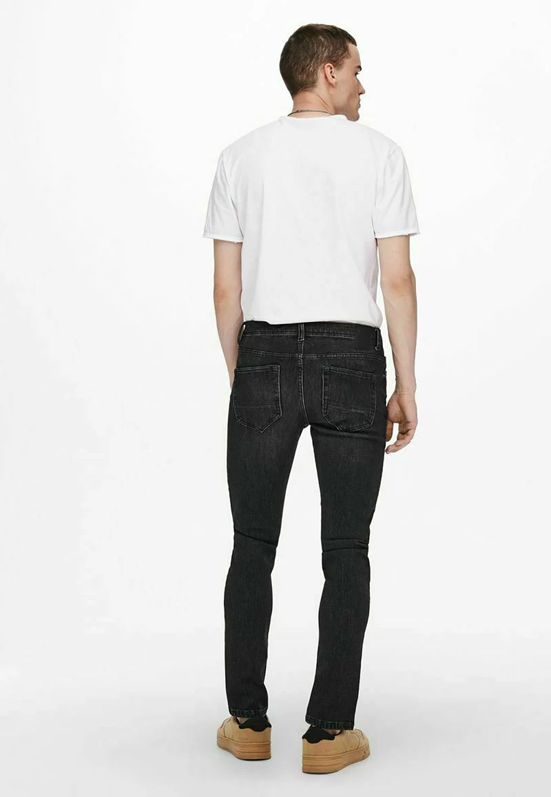 Only & Sons ONSLOOM LIFE - Jeans Slim Fit - Black Denim | Herren 3 Only & Sons ONSLOOM LIFE - Jeans Slim Fit - Black Denim | Herren – Bild 3