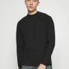 Only & Sons Herren ONSVILMOS LIFE REG MOCK NECK TEE - Langarmshirt - Black
