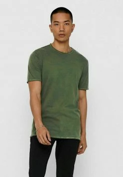 Only & Sons Herren ALBERT - T-Shirt Basic - Forest Night