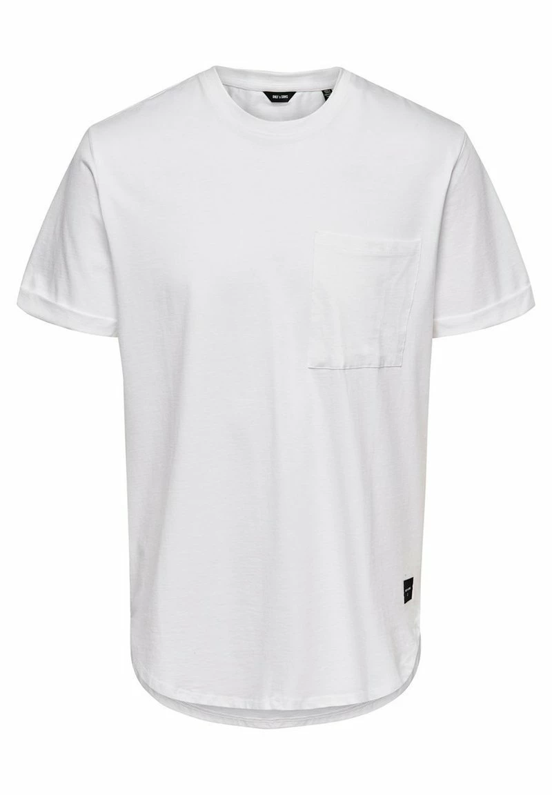Only & Sons Herren ONSGAVIN LIFE TEE - T-Shirt Basic - Bright White 1 Only & Sons Herren ONSGAVIN LIFE TEE - T-Shirt Basic - Bright White