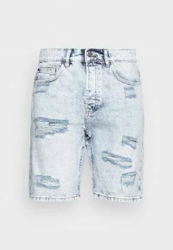 Only & Sons Herren ONSAVI DAMAGE - Jeans Shorts - Blue Denim -Only & Sons Geschäft df35153fb3e0412d9b81aedaa081f749