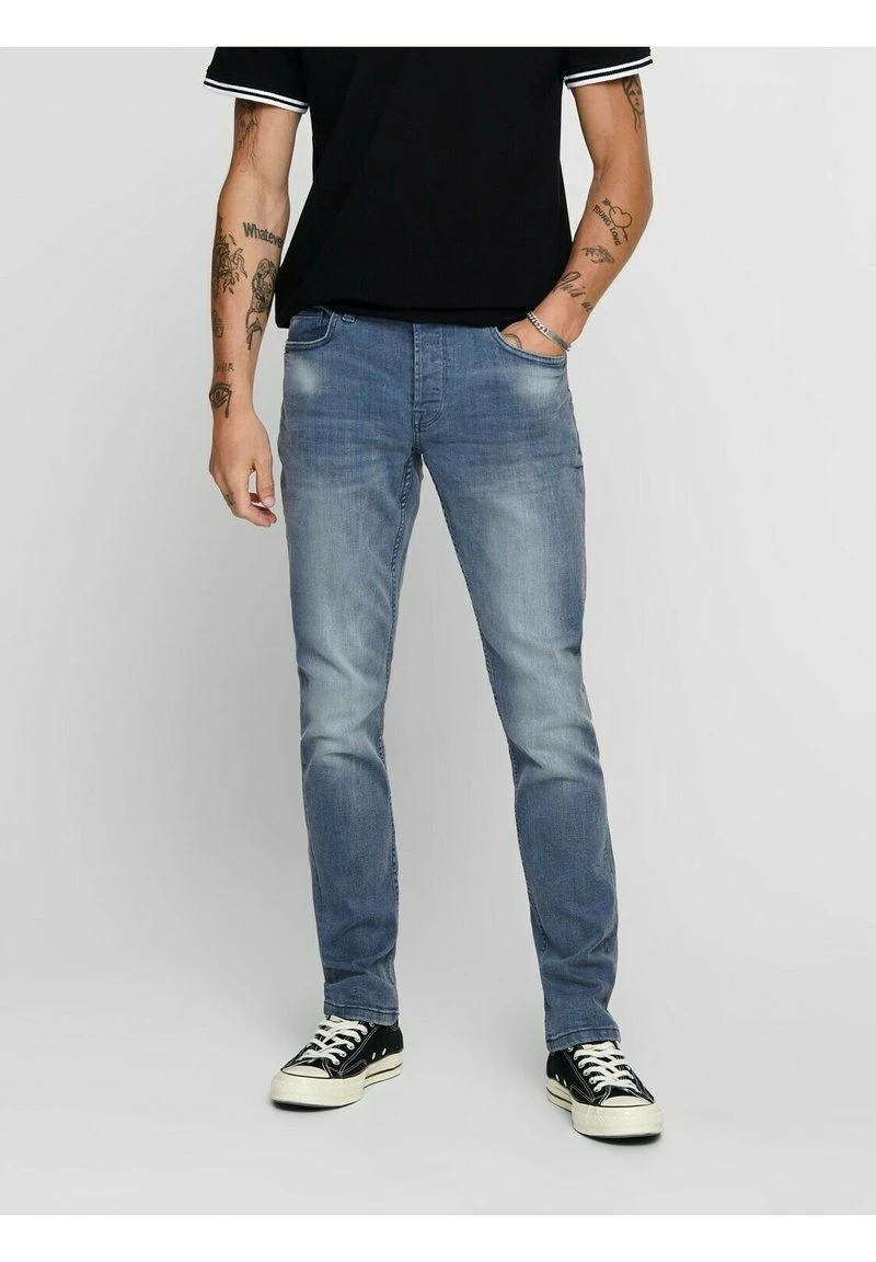 Only & Sons Herren Jeans Slim Fit - Blau 1 Only & Sons Herren Jeans Slim Fit - Blau