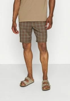 Only & Sons Herren ONSLINUS CHECK - Shorts - Cedar Wood