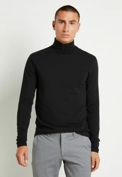 Only & Sons Herren ONSMICHAN SLIM ROLLNECK TEE - Langarmshirt - Black