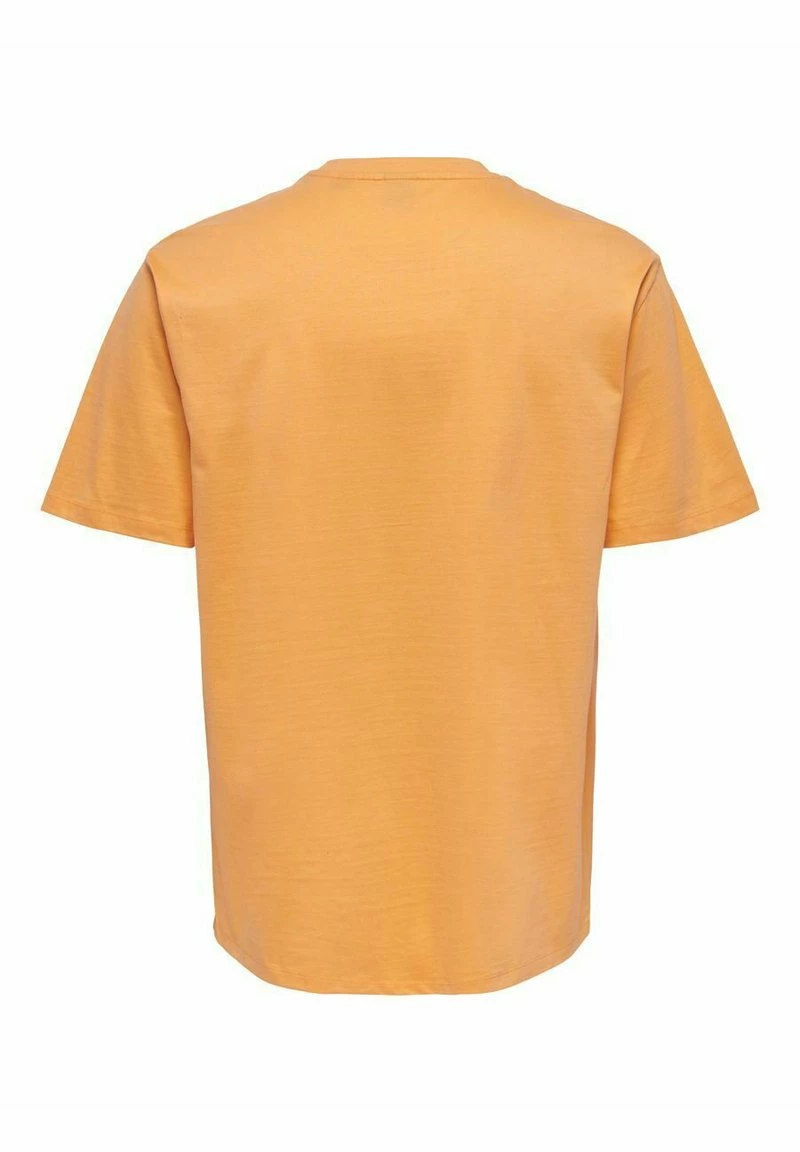 Only & Sons Herren ONSFRED NOOS - T-Shirt Basic - Papaya 2 Only & Sons Herren ONSFRED NOOS - T-Shirt Basic - Papaya – Bild 2