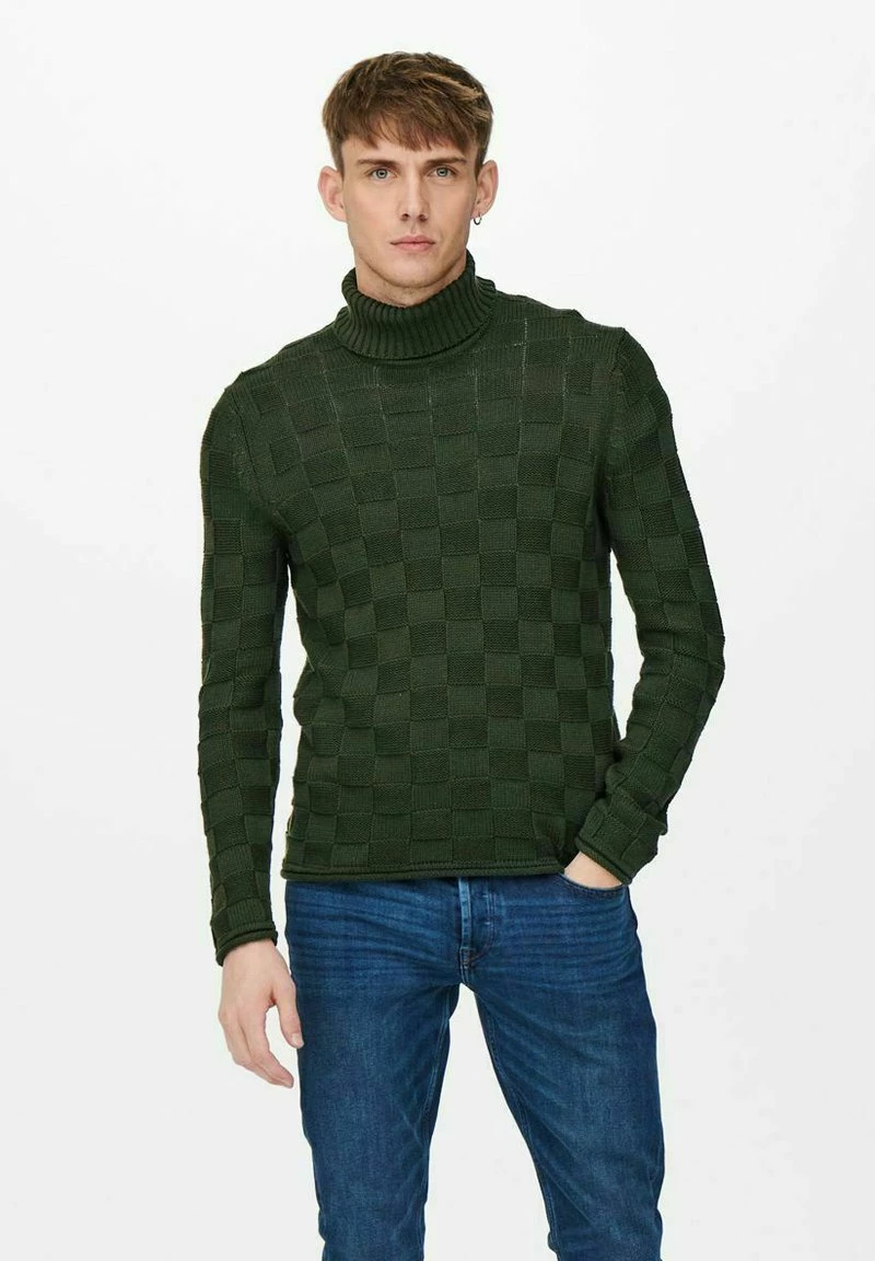 Only & Sons Herren ONSHELIX - Strickpullover - Peat 1 Only & Sons Herren ONSHELIX - Strickpullover - Peat