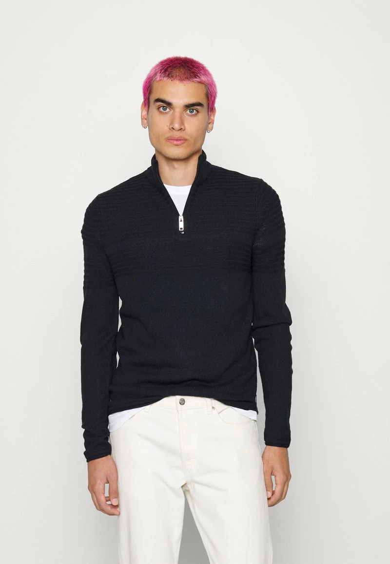 Only & Sons ONSBLADE HALF ZIP - Strickpullover - Dark Navy | Herren 1 Only & Sons ONSBLADE HALF ZIP - Strickpullover - Dark Navy | Herren