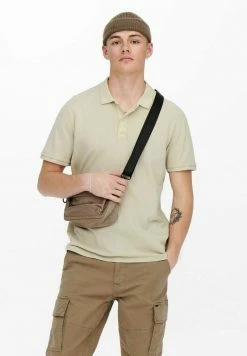 Only & Sons Herren ONSTRAVIS - Poloshirt - Silver Lining