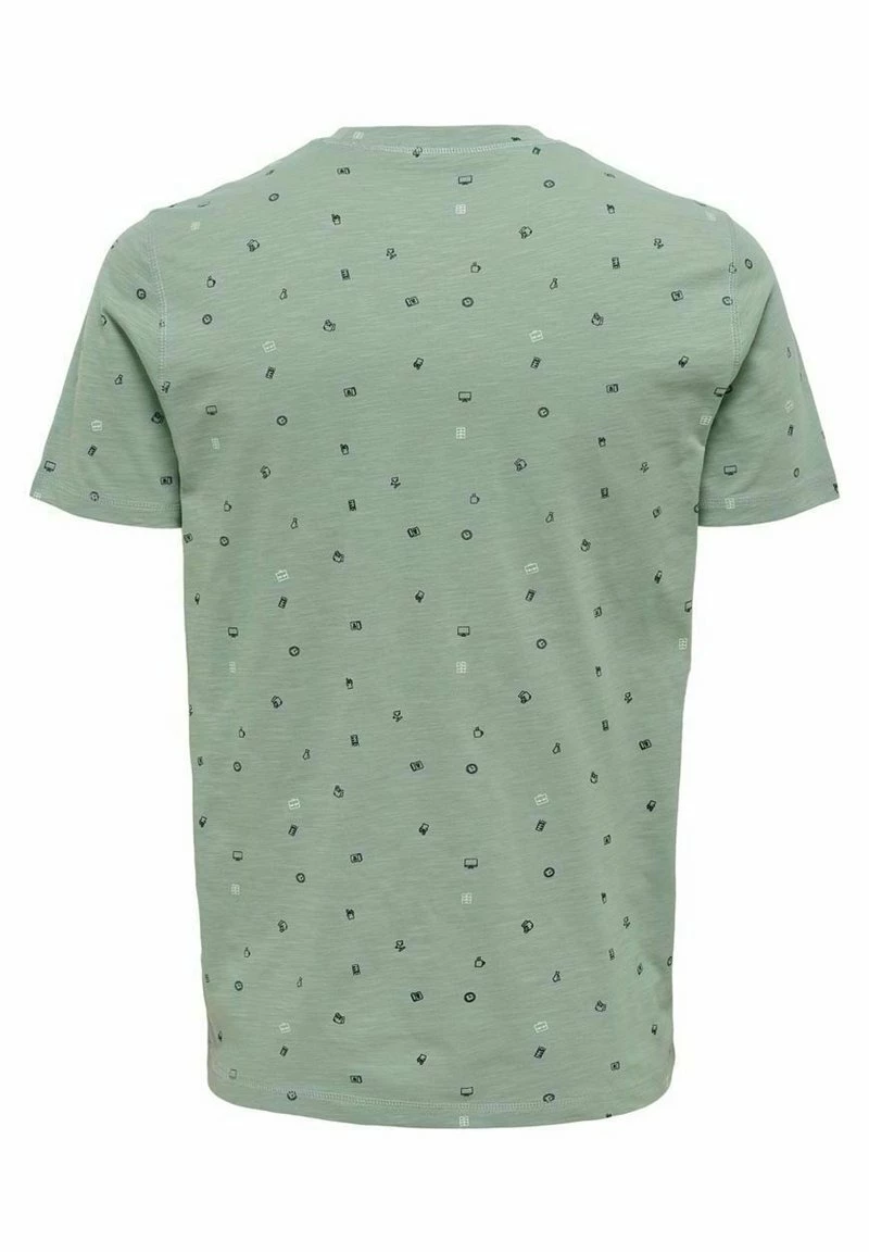 Only & Sons ONSMALIK LIFE TEE - T-Shirt Print - North Atlantic | Herren 6 Only & Sons ONSMALIK LIFE TEE - T-Shirt Print - North Atlantic | Herren – Bild 6