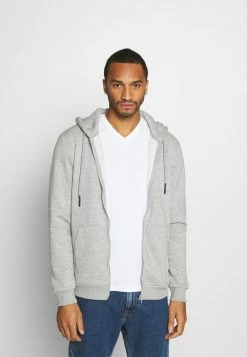 Only & Sons Herren ONSCERES LIFE ZIP HOODIE - Sweatjacke - Light Grey
