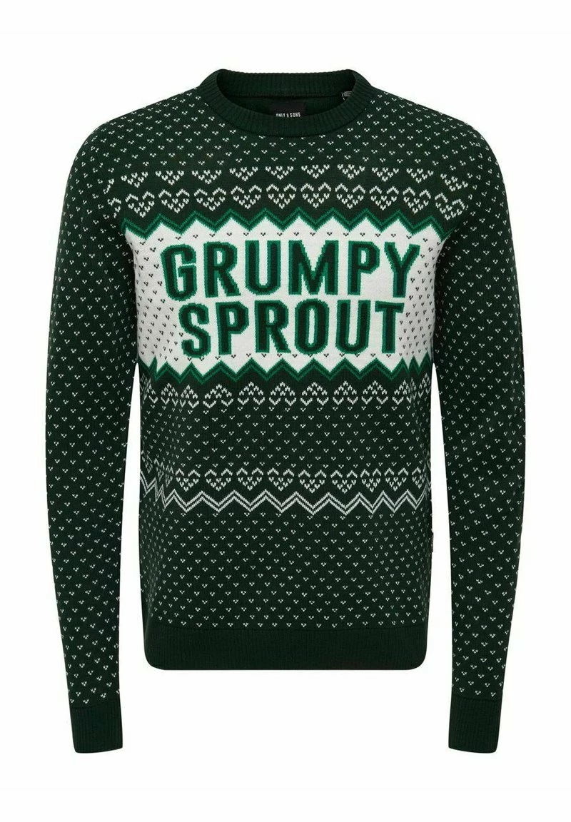 Only & Sons Herren ONSX MAS GRUMPY BEER - Strickpullover - Pine Grove 6 Only & Sons Herren ONSX MAS GRUMPY BEER - Strickpullover - Pine Grove – Bild 6