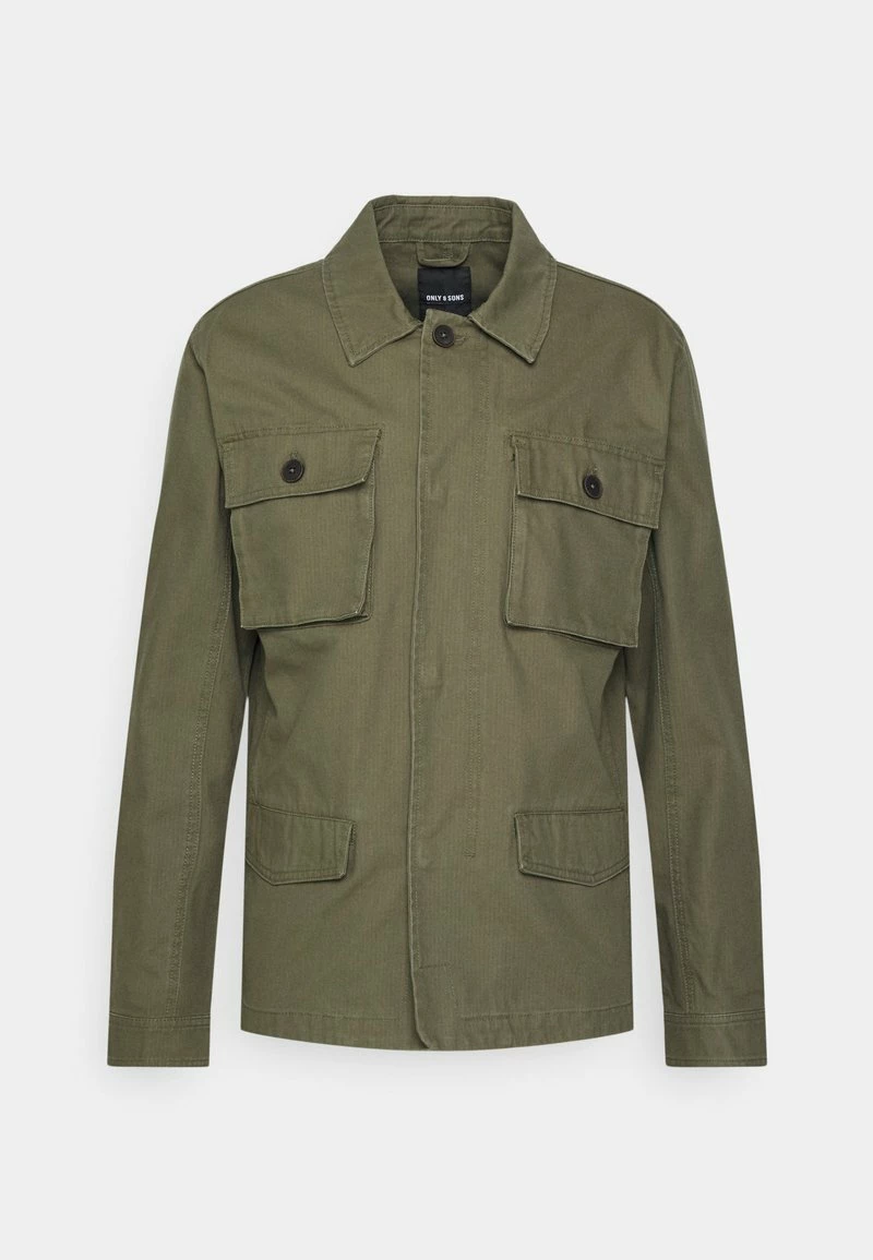 Only & Sons Herren ONSWARNER JACKET - Leichte Jacke - Olive Night 1 Only & Sons Herren ONSWARNER JACKET - Leichte Jacke - Olive Night
