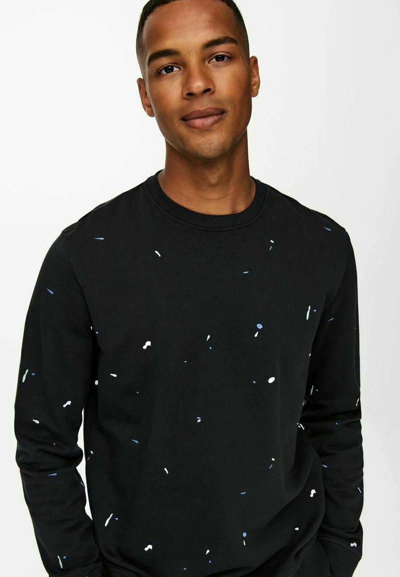 Only & Sons Sweatshirt - Dark Navy | Herren 4 Only & Sons Sweatshirt - Dark Navy | Herren – Bild 4