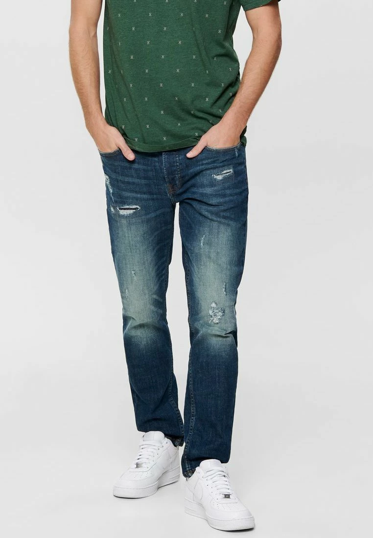 Only & Sons Herren ONSLOOM - Jeans Slim Fit - Blue Denim 1 Only & Sons Herren ONSLOOM - Jeans Slim Fit - Blue Denim
