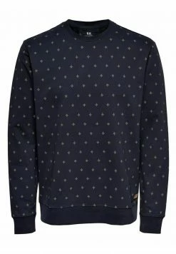 Only & Sons Herren ONSKENNETH LIFE AOP SWEAT NF - Sweatshirt - Dark Navy -Only & Sons Geschäft e6137043385b4a9197d1e94a8e966976
