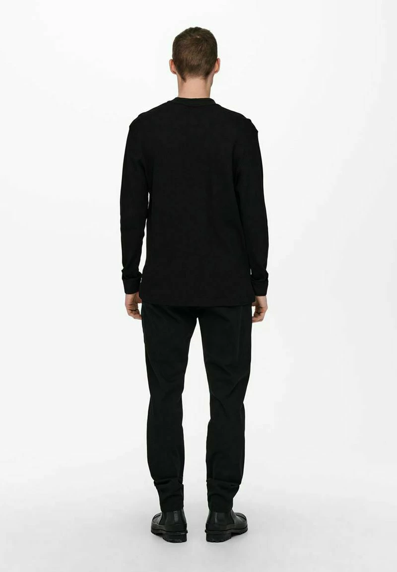 Only & Sons Herren Langarmshirt - Black 3 Only & Sons Herren Langarmshirt - Black – Bild 3