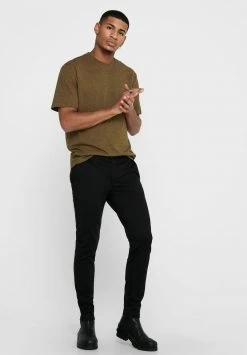 Only & Sons Herren T-Shirt Basic - Rubber