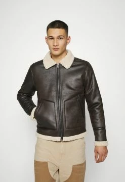 Only & Sons Herren ONSBEN AVIATOR - Kunstlederjacke - Demitasse -Only & Sons Geschäft eaa05267da6c4e42812bf94ed650a397