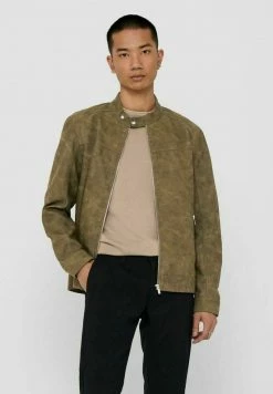 Only & Sons Herren ONSJASPER - Kunstlederjacke - Kangaroo