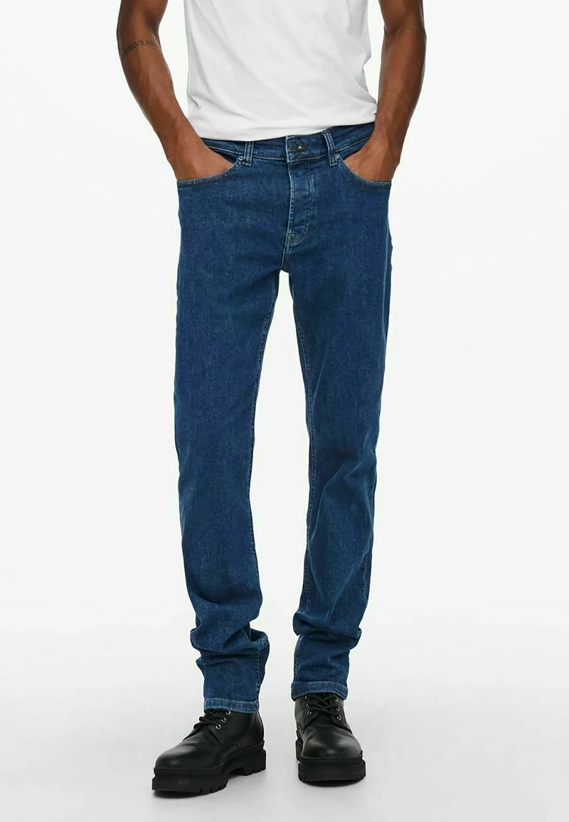 Only & Sons Herren ONSWEFT LIFE - Jeans Straight Leg - Blue Denim 1 Only & Sons Herren ONSWEFT LIFE - Jeans Straight Leg - Blue Denim