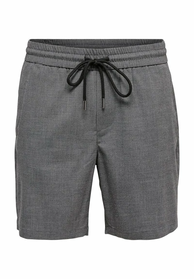 Only & Sons Herren Shorts - Light Grey Melange 5 Only & Sons Herren Shorts - Light Grey Melange – Bild 5