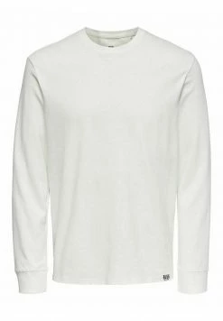 Only & Sons Herren Langarmshirt - Cloud Dancer