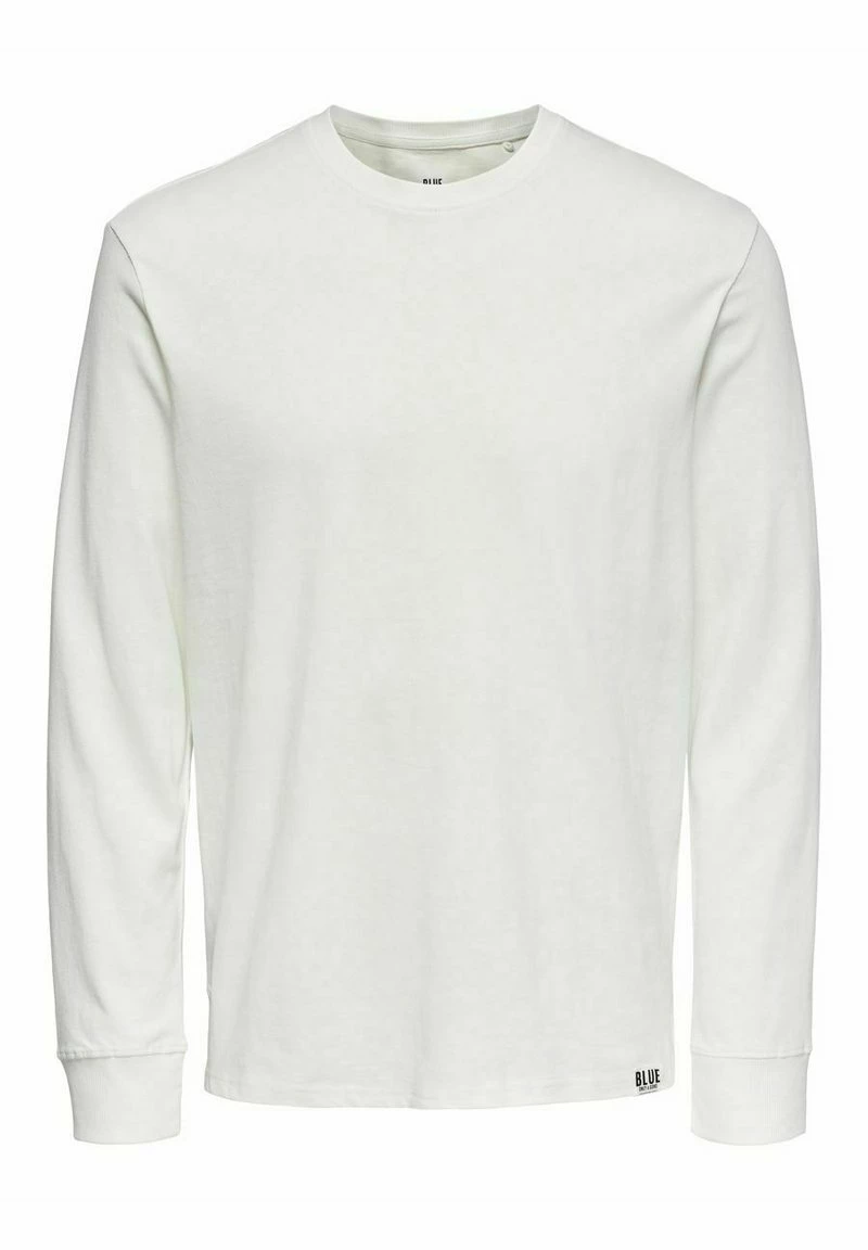 Only & Sons Herren Langarmshirt - Cloud Dancer 1 Only & Sons Herren Langarmshirt - Cloud Dancer