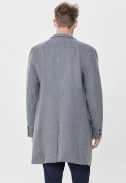 Only & Sons Herren Klassischer Mantel - Medium Grey Melange -Only & Sons Geschäft ee7dd131f26c453290281791ce4e8d2a