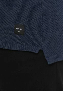 Only & Sons Herren DAN STRUCTURE CREW - Strickpullover - Dress Blue -Only & Sons Geschäft f072f6ebd3b44f4181f43d29390841e1