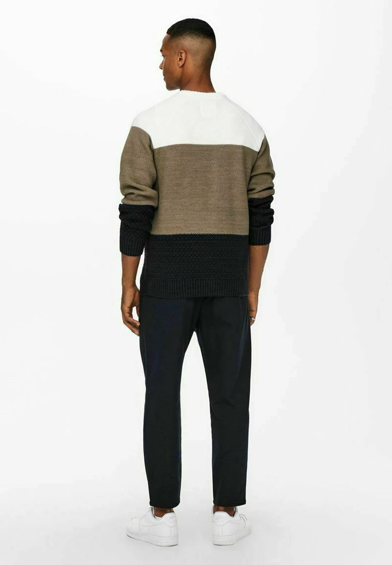 Only & Sons Strickpullover - Cloud Dancer | Herren 3 Only & Sons Strickpullover - Cloud Dancer | Herren – Bild 3