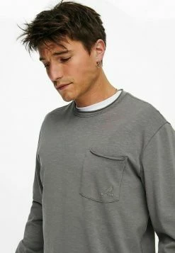 Only & Sons Herren Langarmshirt - Medium Grey Melange -Only & Sons Geschäft f27ec0ff3e4743d19086d1ac1b4942b7