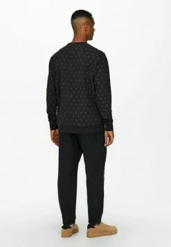 Only & Sons Herren ONSKENNETH LIFE AOP SWEAT NF - Sweatshirt - Dark Navy -Only & Sons Geschäft f6af2869439b46ddb948deafd9258f78