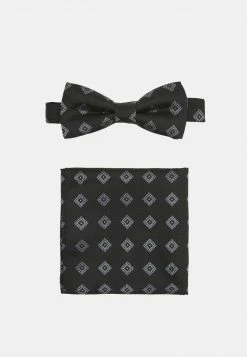 Only & Sons Herren ONSTROY PATTERN BOW TIE SET - Fliege - Black
