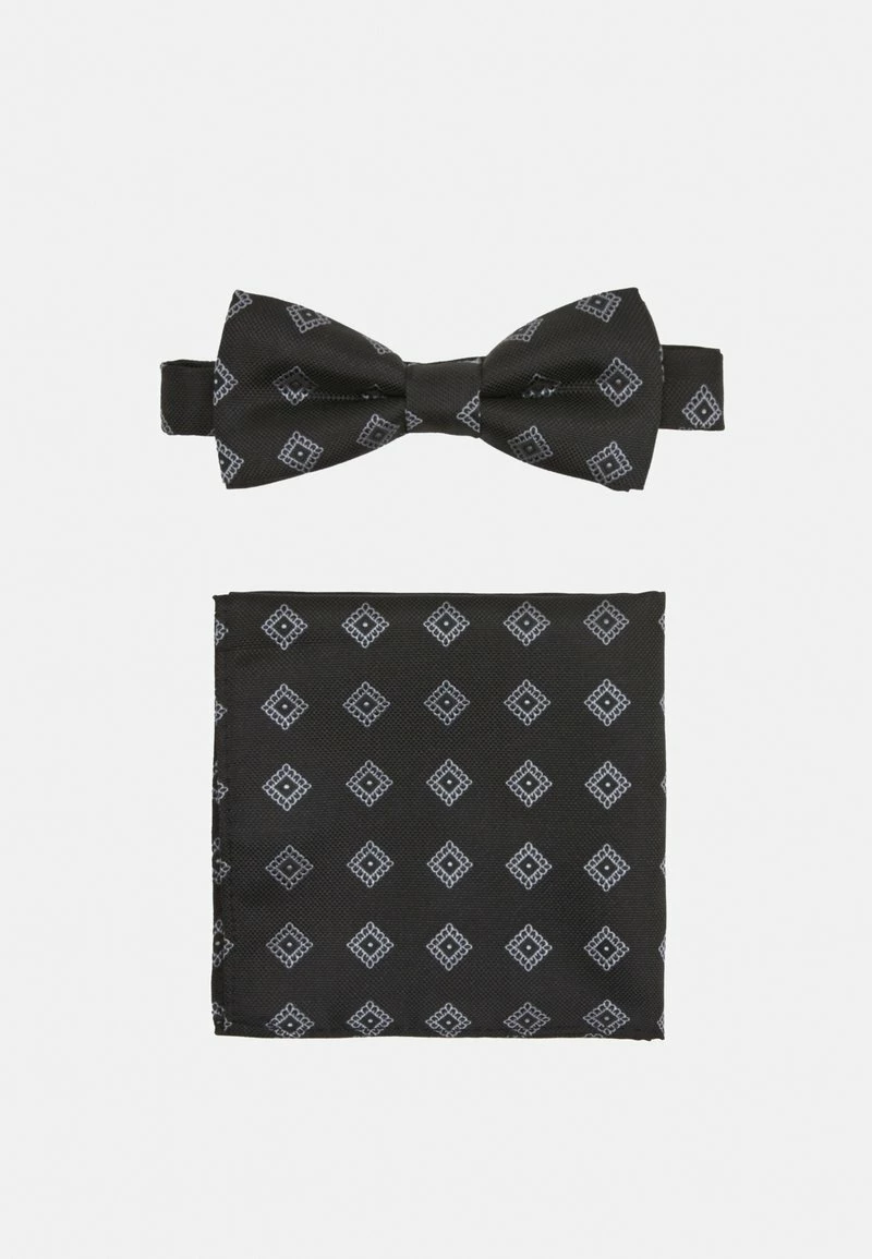 Only & Sons Herren ONSTROY PATTERN BOW TIE SET - Fliege - Black 1 Only & Sons Herren ONSTROY PATTERN BOW TIE SET - Fliege - Black