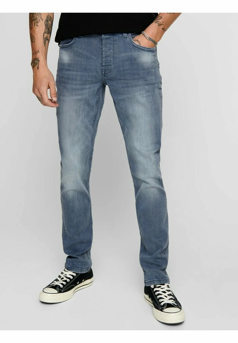Only & Sons Herren Jeans Slim Fit - Blau 4 Only & Sons Herren Jeans Slim Fit - Blau – Bild 4